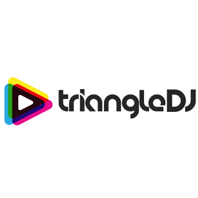 triangle dj logo square